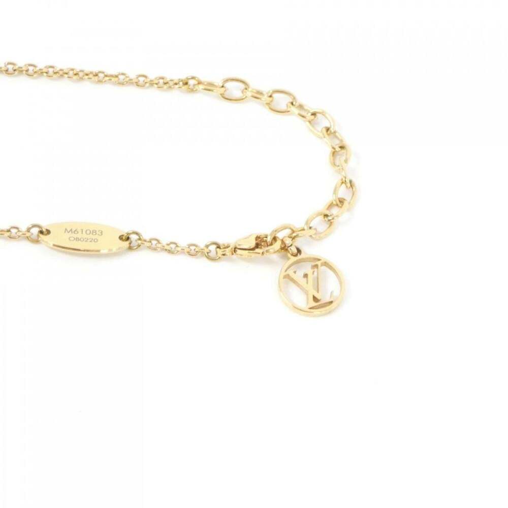 LOUIS VUITTON Gold Necklace - Picture 3 of 4